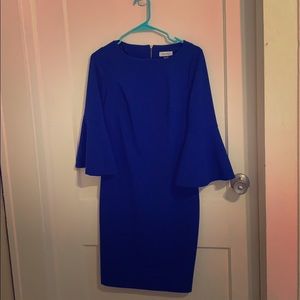 Blue Calvin Klein dress